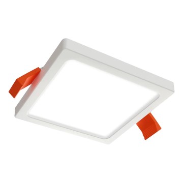 APLED - LED Iegremdējama lampa SQUARE SLIM LED/8W/230V 9x9 cm balta