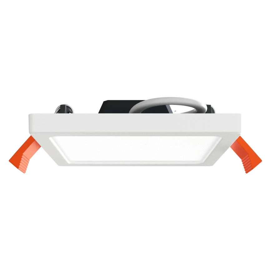 APLED - LED Iegremdējama lampa SQUARE SLIM LED/8W/230V 9x9 cm balta