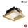 APLED - LED Iegremdējama lampa SQUARE WOODLINE LED/3W/230V 3000K 9x9 cm priede masīvkoks