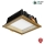 APLED - LED Iegremdējama lampa SQUARE WOODLINE LED/6W/230V 3000K 12x12 cm oša masīvkoks