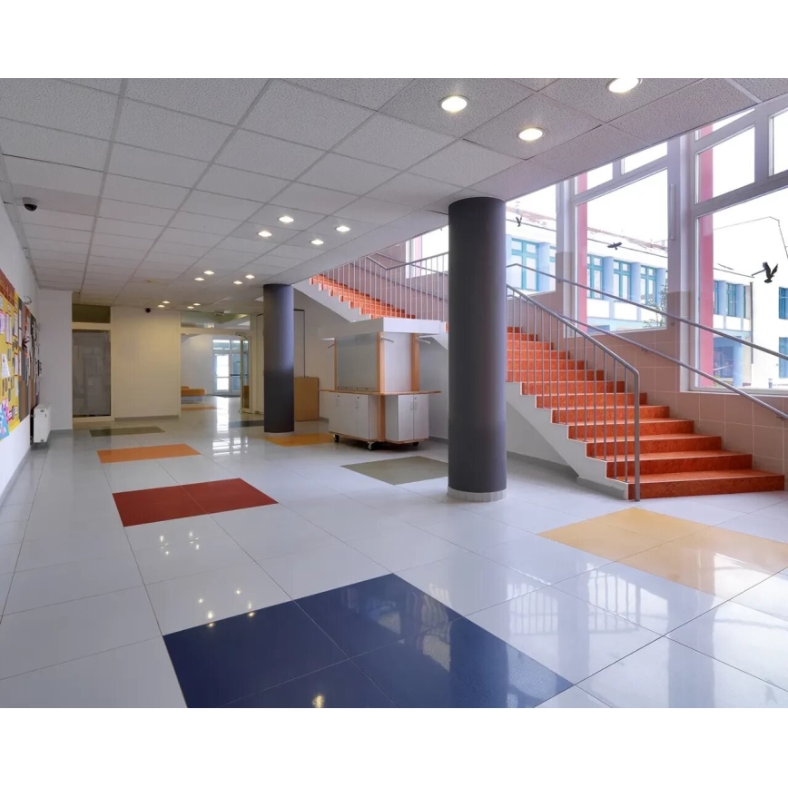 APLED - LED Iegremdējama vannas istabas lampa RONDO LED/24W/230V IP40 d. 30 cm matēts hroms
