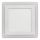 APLED - LED Iegremdējama vannas istabas lampa SQUARE DUO LED/4W + LED/12W/230V IP41 3000/4000K 19,5x19,5 cm balta