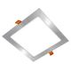 APLED - LED Iegremdējama vannas istabas lampa SQUARE LED/18W/230V IP41 220x220 mm