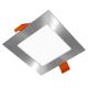 APLED - LED Iegremdējama vannas istabas lampa SQUARE LED/6W/230V IP41 110x110 mm