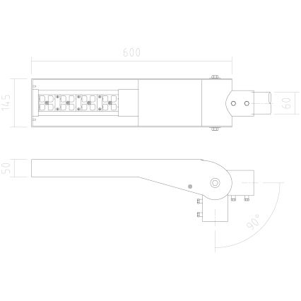 APLED - LED Ielas lampa FLEXIBO PREMIUM LED/19W/90-265V IP65 2700K