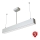 APLED - LED Lustra ar auklu LOOK LED/23W/230V 4000K 60 cm sudraba