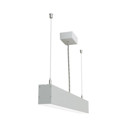 APLED - LED Lustra ar auklu LOOK LED/23W/230V 4000K 60 cm sudraba