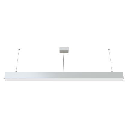 APLED - LED Lustra ar auklu LOOK LED/46W/230V 4000K 120 cm sudraba