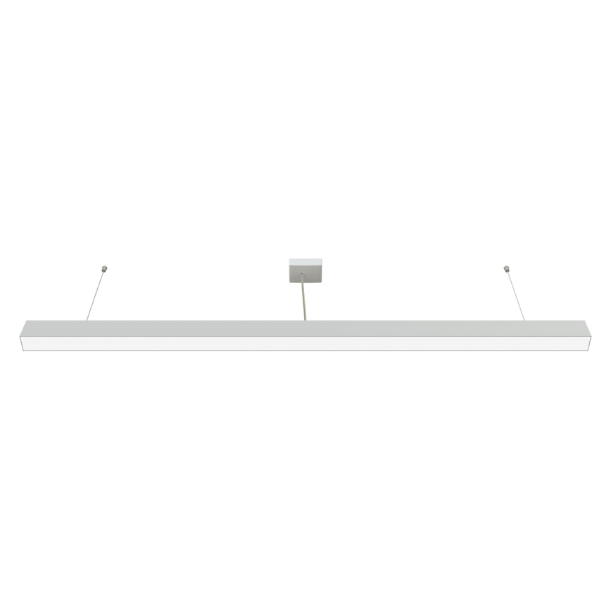 APLED - LED Lustra ar auklu LOOK LED/58W/230V 4000K 150 cm sudraba