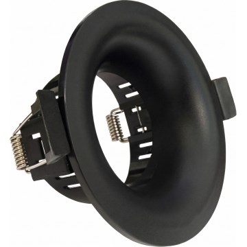 Apmale iebūvējamam GU10 gaismeklim, Ø 8,6 cm, melna