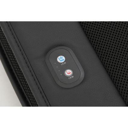 Apsildāms sēdekļa pārvalks ar ventilāciju 18W/12V melna