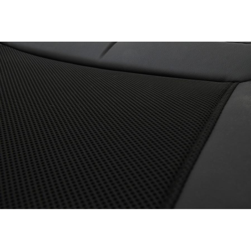 Apsildāms sēdekļa pārvalks ar ventilāciju 18W/12V melna