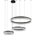 Aptumšojama LED kristāla lustra uz troses THALIA LED/120W/230V 3000-6000K + tālvadība