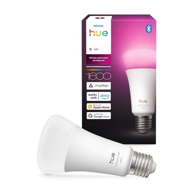 Aptumšojama LED spuldze Philips Hue WHITE AND COLOR AMBIANCE E27/11,8W/230V 1000-20000K