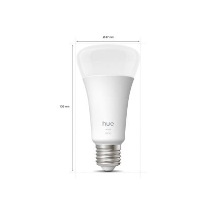 Aptumšojama LED spuldze Philips Hue WHITE E27/13,5W/230V 2700K