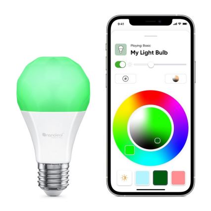 Aptumšojama RGB LED spuldze ESSENTIALS A19 E27/8W/230V 2700-6500K - Nanoleaf