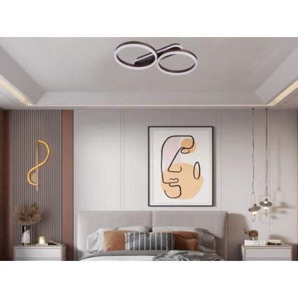 Aptumšojams LED griestu gaismeklis 60W/230V 3000-6500K + tālvadības pults