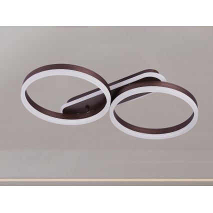 Aptumšojams LED griestu gaismeklis 60W/230V 3000-6500K + tālvadības pults