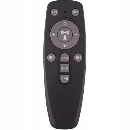 LED regulējams saules prožektors LED/100W/3,2V 5000K 10500 mAh IP65 melns + tālvadības pults