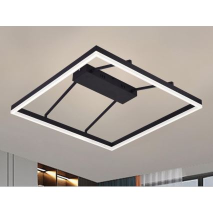 Aptumšojams virsmas piestiprināms LED lustrs LED/55W/230V 3000-6500K + ar tālvadību