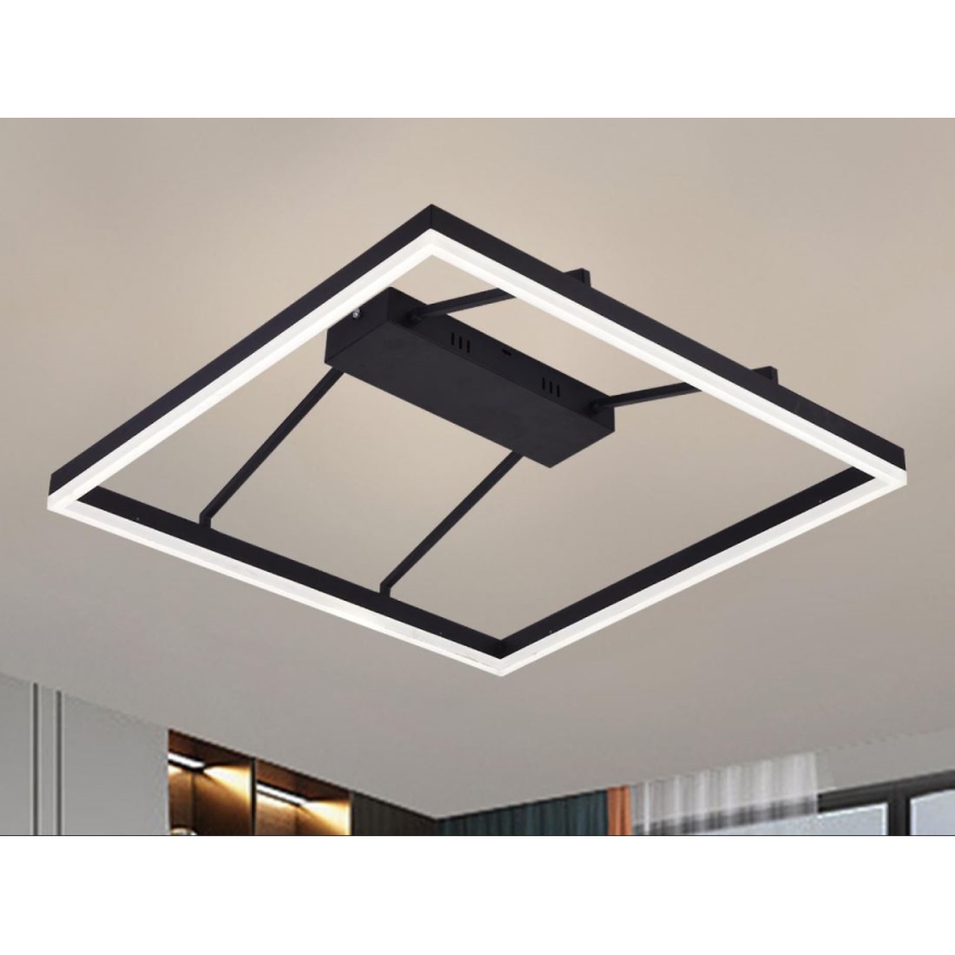 Aptumšojams virsmas piestiprināms LED lustrs LED/55W/230V 3000-6500K + ar tālvadību