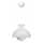 Apturēšanas lampa SALVA 1xE27/15W/230V balta