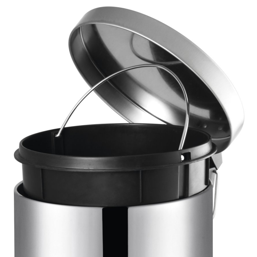Aqualine - Atkritumu tvertne SIMPLE LINE 20 l pulēts nerūsējošs tērauds