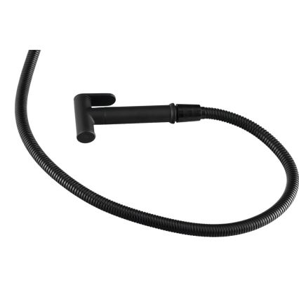 Aqualine - Bidē krāns ar dušu iebūvējamai uzstādīšanai matēts melna