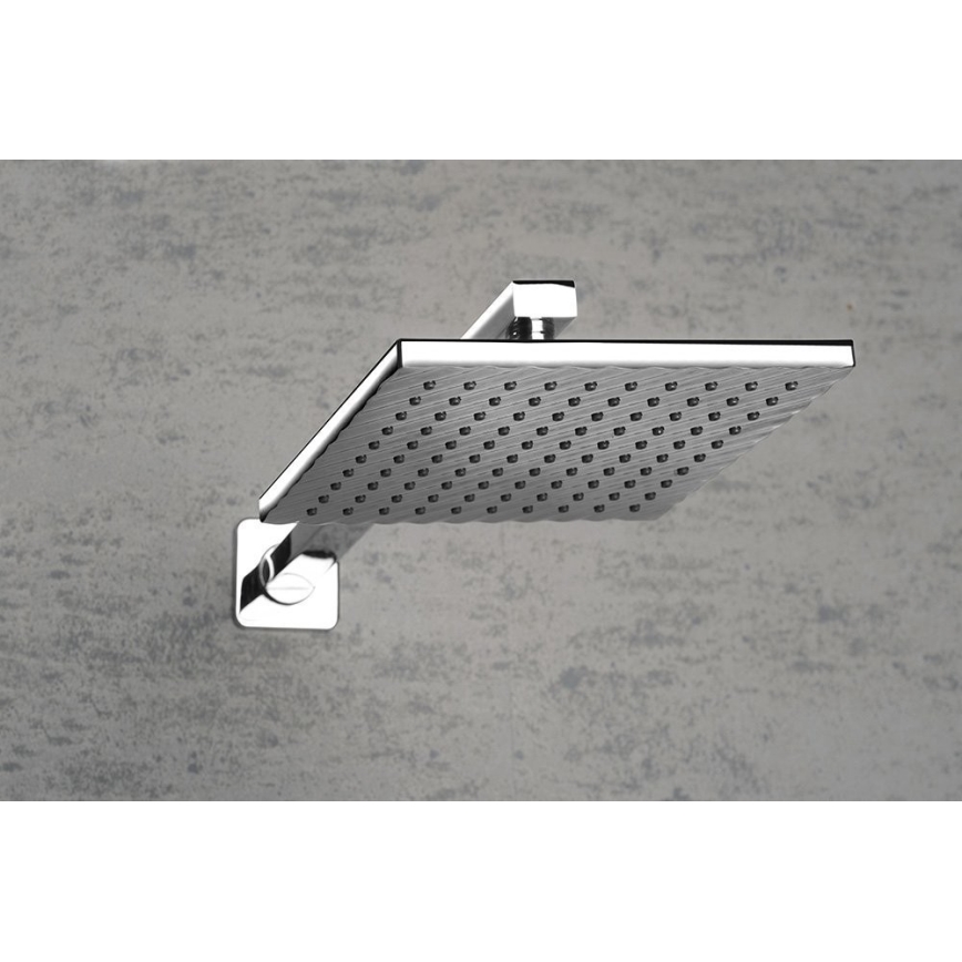 Aqualine - Dušas rokturis leņķa 40,4 cm spīdīgi hromēts