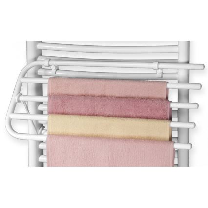 Aqualine - Dvieļu turētāja sliede sildelementam 60 cm balta