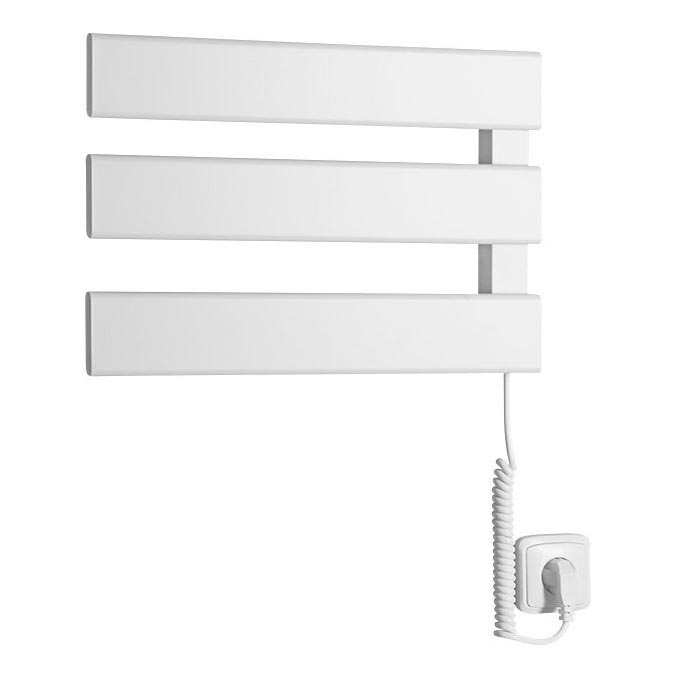 Aqualine - Elektriskais dvieļu žāvētājs ELVIS 50W/230V 34,2 cm balta pa labi
