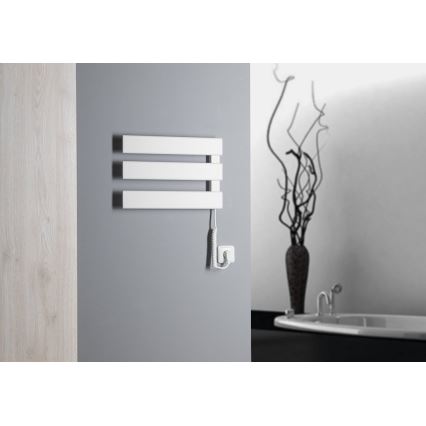 Aqualine - Elektriskais dvieļu žāvētājs ELVIS 50W 46x34 cm balts