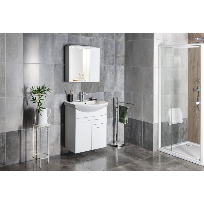 Aqualine - Iebūvējamā izlietne ZERO 65x46 cm keramika/balta