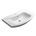 Aqualine - Iebūvējama izlietne ZERO 75x48,5 cm keramika/balta