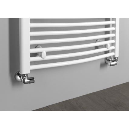 Aqualine - Pieslēguma komplekts leņķa ventiļiem FIRST, labais/spīdīgs hroms