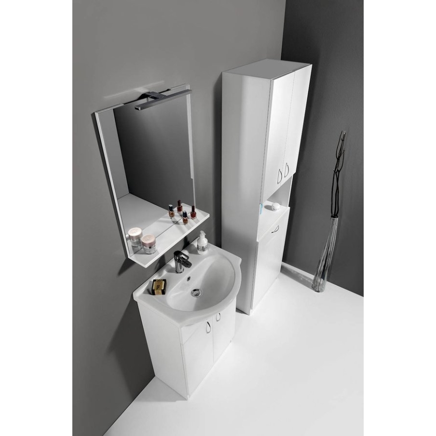 Aqualine - Spogulis BETA 50x70 cm balts