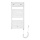 Aqualine - Vannas istabas elektriskais radiators DIRECT-E 300W/230V 96 cm balta taisns