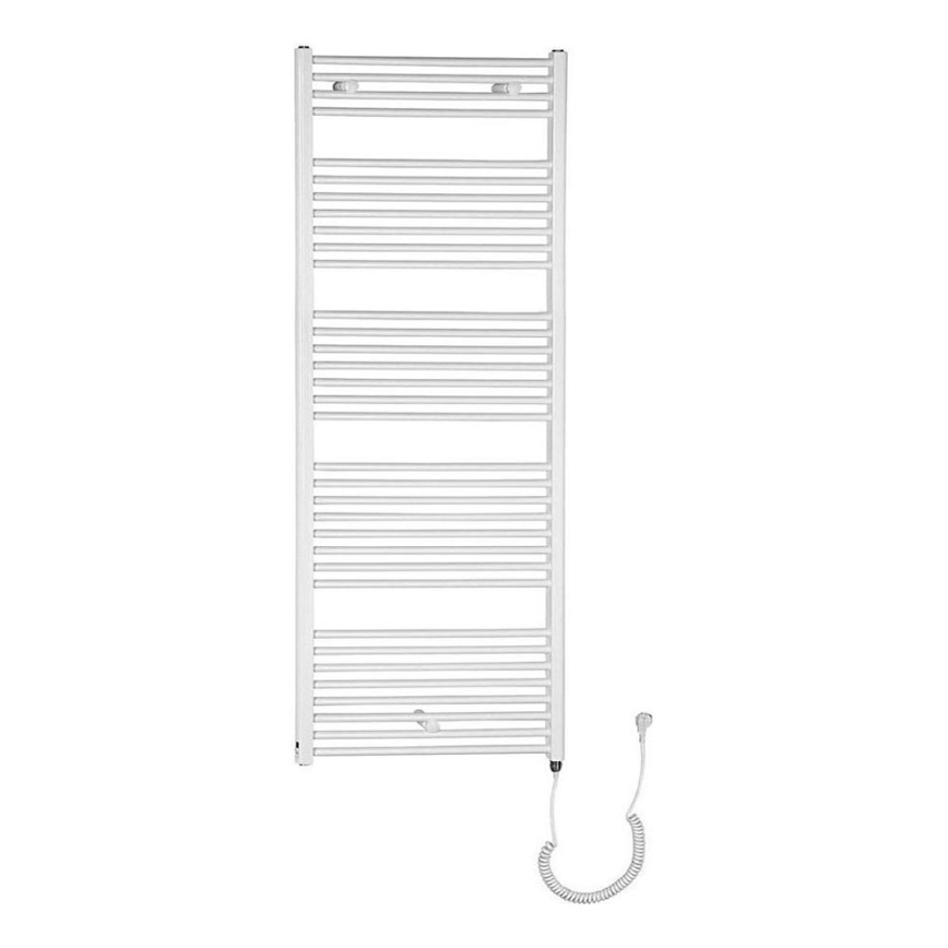 Aqualine - Vannas istabas elektriskais radiators DIRECT-E 800W/230V 168 cm balta taisns