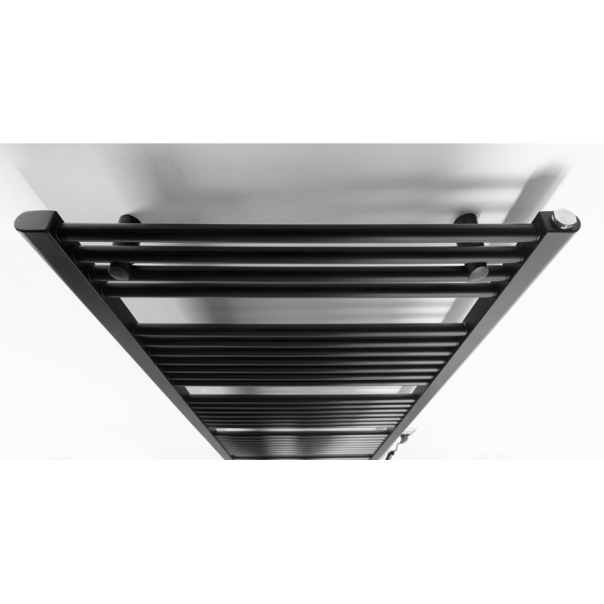 Aqualine - Vannas istabas elektriskais radiators DIRECT-E 800W/230V 168 cm matēts melna taisns