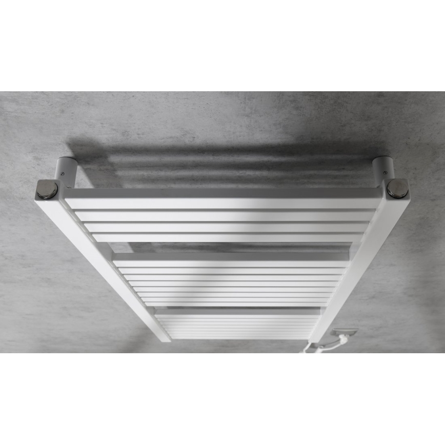 Aqualine - Vannas istabas elektriskais radiators TONDI-E 300W/230V 97 cm balta taisns