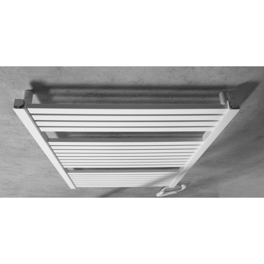Aqualine - Vannas istabas elektriskais radiators TONDI-E 400W/230V 97 cm balta taisns
