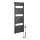 Aqualine - Vannas istabas elektriskais radiators TONDI-E 500W 133x45 cm, matētas melnas krāsas