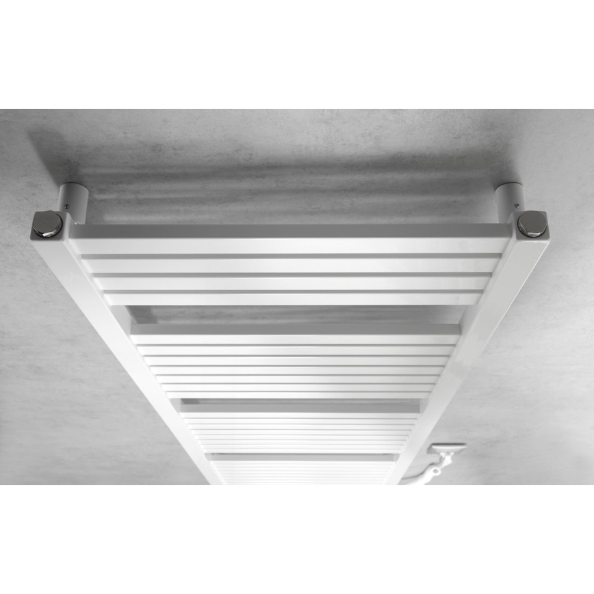 Aqualine - Vannas istabas elektriskais radiators TONDI-E 500W/230V 133 cm balta taisns
