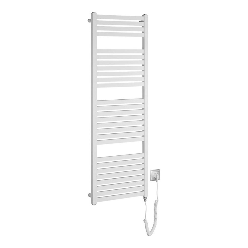 Aqualine - Vannas istabas elektriskais radiators TONDI-E 500W/230V 133 cm balta taisns