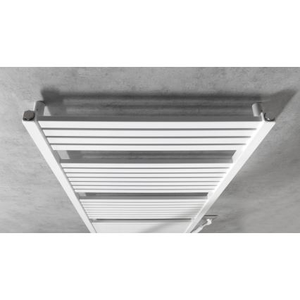 Aqualine - Vannas istabas elektriskais radiators TONDI-E 600W/230V 133 cm balta taisns