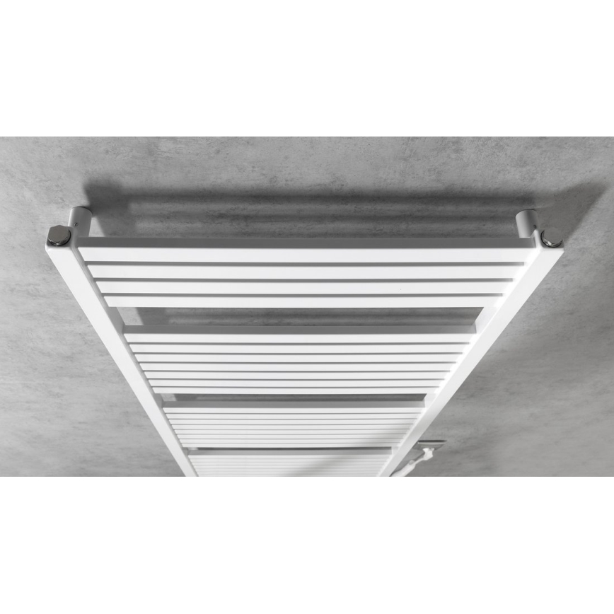 Aqualine - Vannas istabas elektriskais radiators TONDI-E 600W/230V 133 cm balta taisns