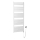 Aqualine - Vannas istabas elektriskais radiators TONDI-E 800W 169x60 cm balts