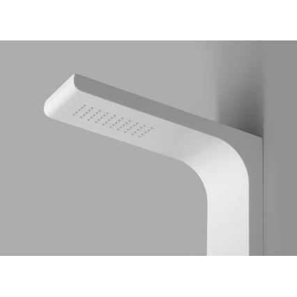 Aqualine - YUKI dušas panelis, matēta balta apdare