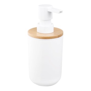 Aqualine - Ziepju dozators SNOW 350 mm balta/bambusa