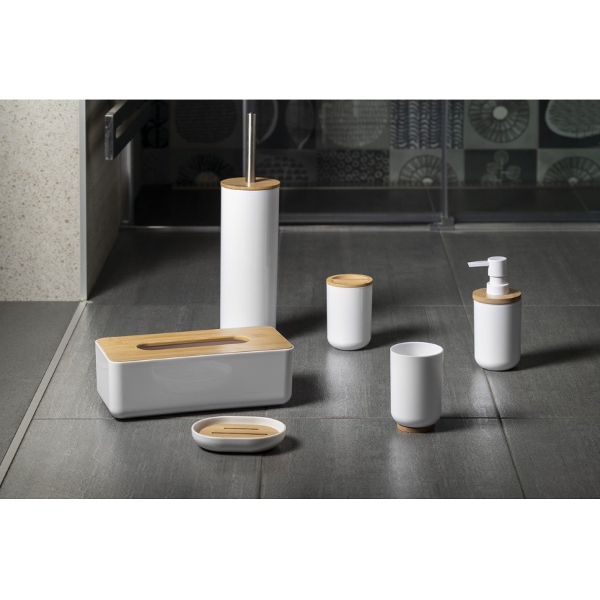 Aqualine - Ziepju trauks SNOW balta/bambusa